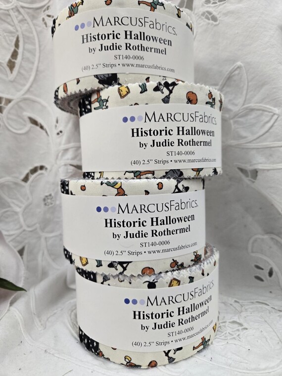 Historic Halloween...strip roll...Judie Rothermel...Marcus Fabrics...40 strips