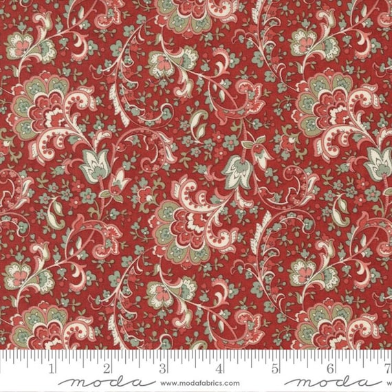 Rendezvous Crimson 44302 13 by 3 Sisters for Moda Fabrics