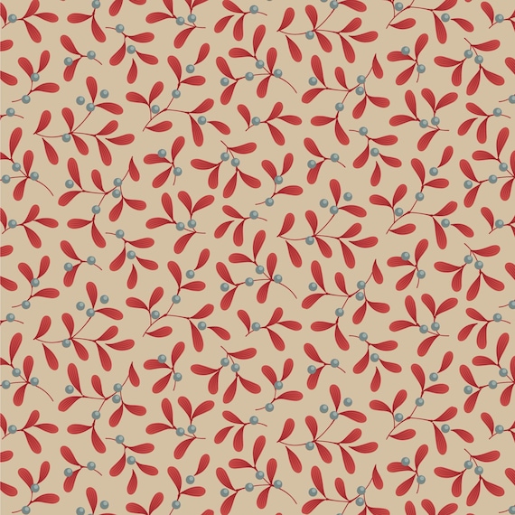 Merry Little Christmas...Mistletoe Red...Tilda Autumn 2025...Tone Finnanger