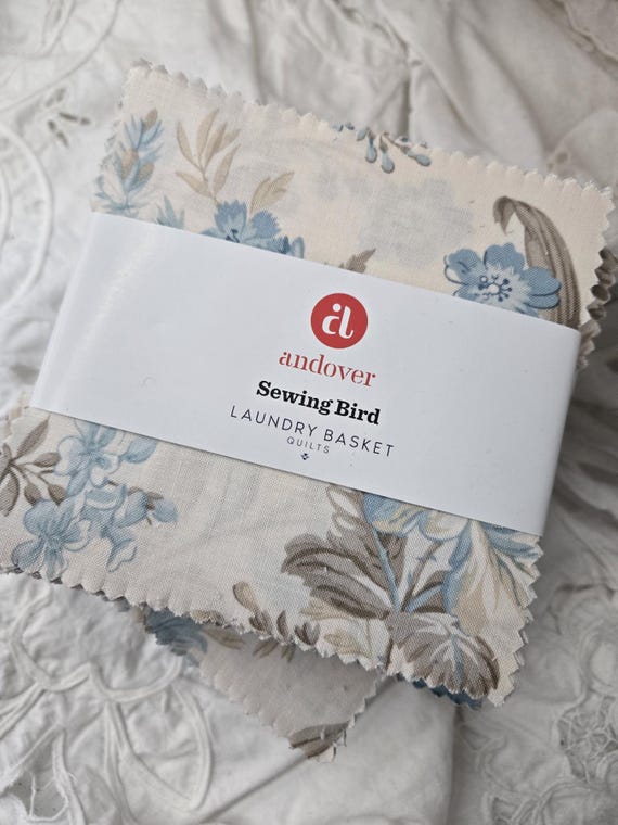 Sewing Bird...Single Scoop...Edyta Sitar...Laundry Basket Quilts...Andover...42--5 inch squares