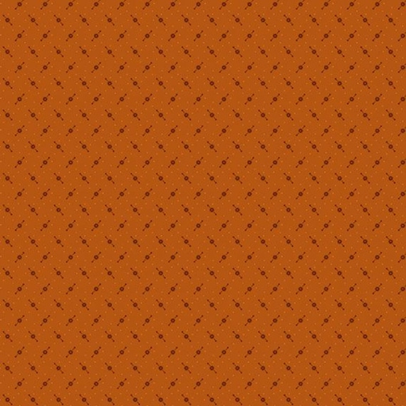 Prairie Dry Goods II...R171654D cheddar...gears...Pam Buda...Marcus Fabrics