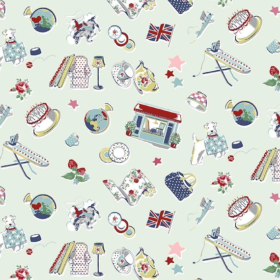 Cath Kidston Signature Collection...C18371-MIST...Riley Blake Designs