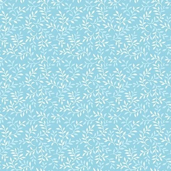 My Victorian Garden...Light Blue 3414-17...designer Mary Jane Carey...Henry Glass...pastel