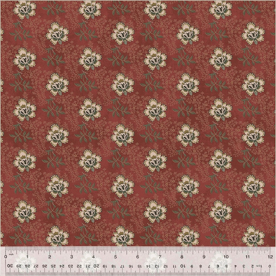 Garden Tale...Garden Row Ruby 53825-14-1..Jeanne Horton...Windham Fabrics
