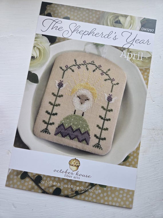 The Shepherd's Year...April...October House Fiber Arts...cross stitch chart