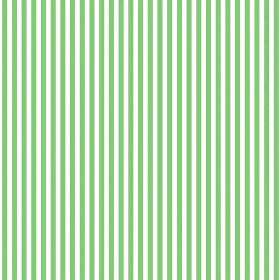Picnic TW18 Green by Tanya Whelan...cottage style print, stripe