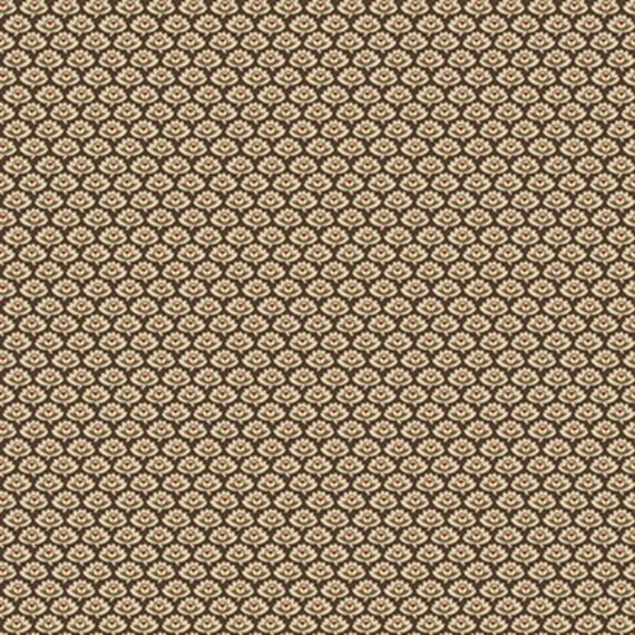 Stash Happy...R381616D brown...packed flowers...Jeni Gaston...Marcus Fabrics