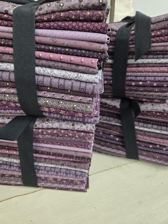 Pam Buda Purples...HALF Yard Bundle...Marcus Fabrics...18 prints
