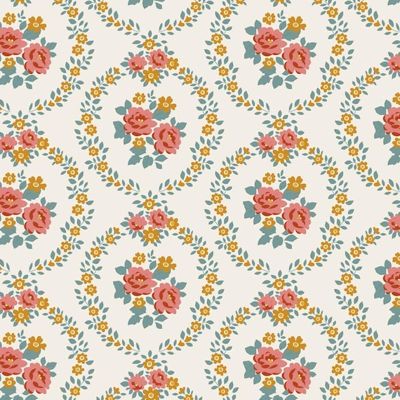 Village Life...Mable...Warm Cream...Tilda fabrics...Tone Finnanger