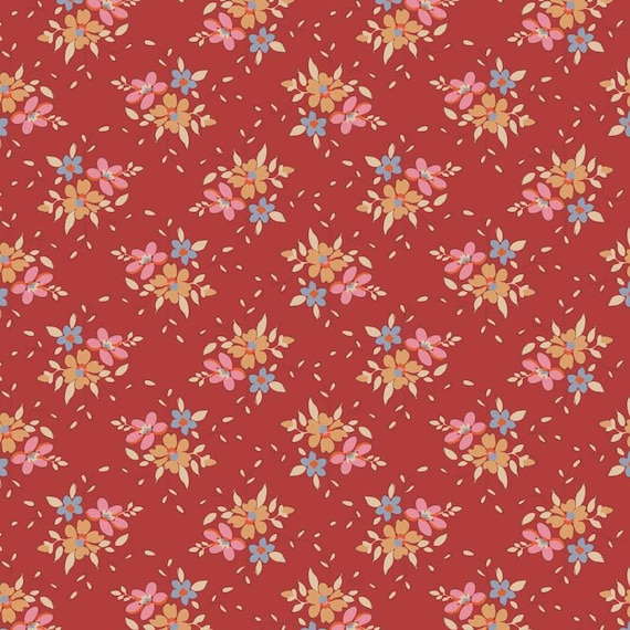 Creating Memories...Winter Reds and Greens...Frida Red TIL130150-V15...Tilda fabrics...Tone Finnanger