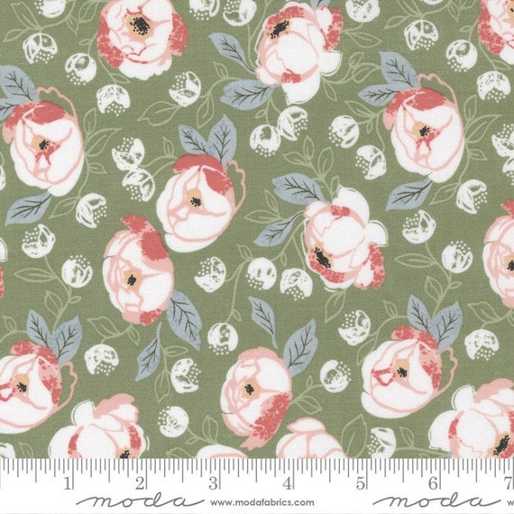 Country Rose Sage 5170 14 by Lella Boutique for Moda Fabrics