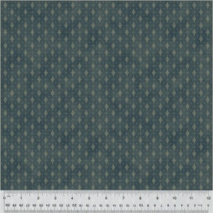 Garden Tale...Foulard Stripe Navy 51190A-7-1...Jeanne Horton...Windham Fabrics