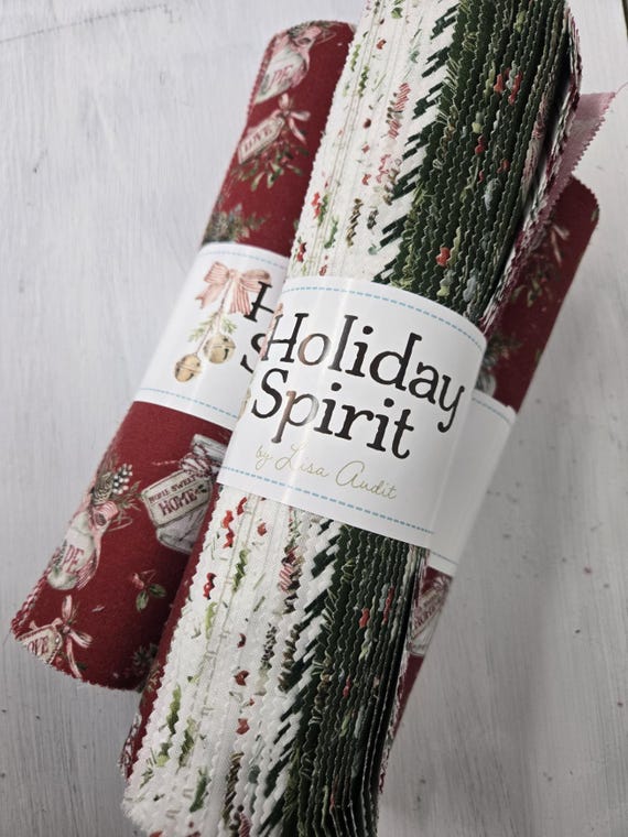 Holiday Spirit...10 Inch Stacker...Lisa Audit...Riley Blake Designs...42 squares