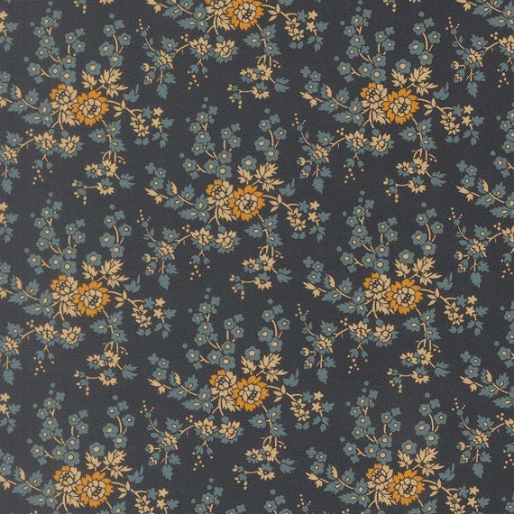 Miss Mollie 1850-1890...47561 15 Indigo...Betsy Chutchian...Moda Fabrics
