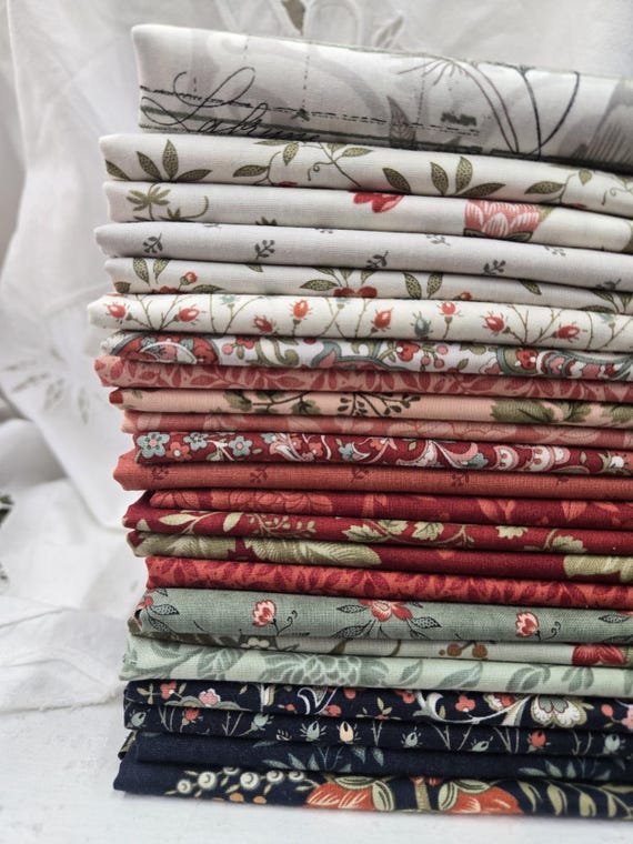 Rendezvous...HALF yard bundle...3 Sisters...Moda Fabrics...23 prints