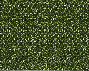 Circa: Poison Green...Flourishing Soot 54095-1-1...Whistler Studios...Windham Fabrics