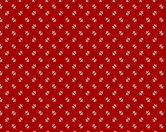Yesteryear Yuletide Mistletoe R310620D-RED by Sheryl Johnson for Marcus Fabrics