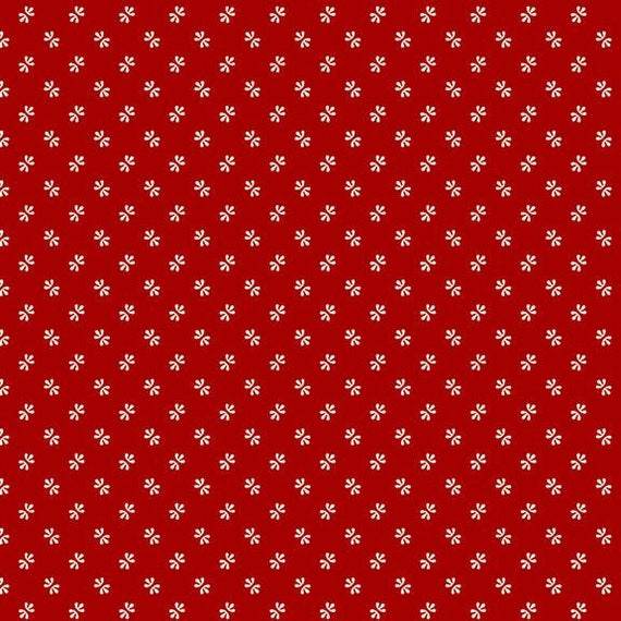 Yesteryear Yuletide Mistletoe R310620D-RED by Sheryl Johnson for Marcus Fabrics