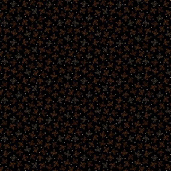 Cheddar and Coal III...R171480D BLACK...Leaves...Pam Buda...Marcus Fabrics