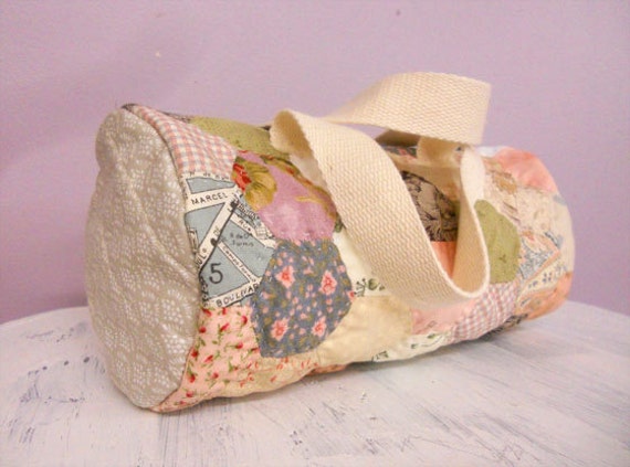 PDF Mini Shabby Duffle pattern by Mickey Zimmer for Sweetwater Cotton Shoppe