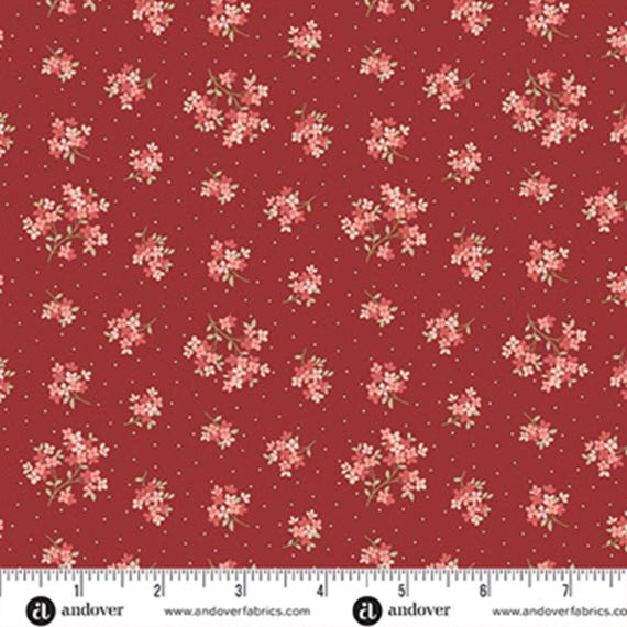 Lighthouse...A-1479-R...Red Roof...Sand Verbena...Edyta Sitar...Laundry Basket Quilts...Andover