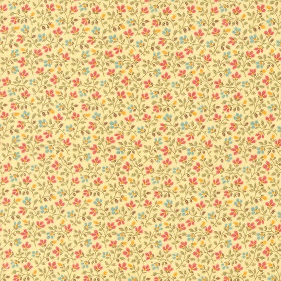 Dinah's Delight 1830-1850 Butter 31676 14 designed by Betsy Chutchian for Moda Fabrics