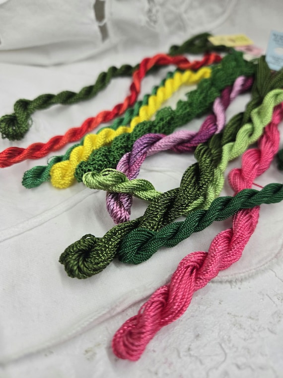 Stitcher's Greenhouse...Zinnia...EdMar thread pack...10 skeins