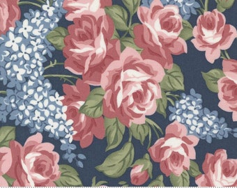 Sunnyside Rosy Navy 55280 12 by Camille Roskelley for Moda Fabrics