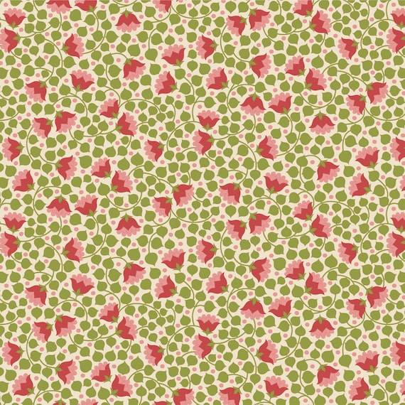Wallflower...Bellflower Green...a Tilda Collection...Tone Finnanger