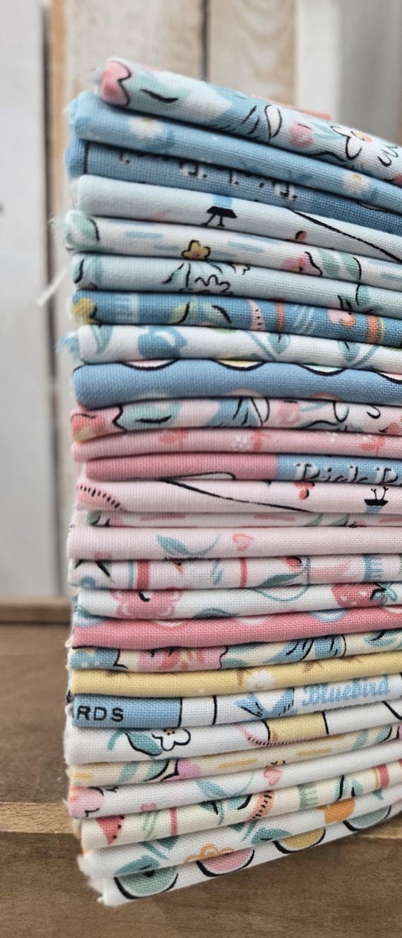 Granny's Sewing Room...HALF Yard bundle...Sheri McCulley...Poppie Cotton...27 prints