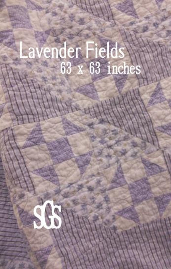 PDF Lavender Fields ...pattern designed by Mickey Zimmer for Sweetwater Cotton Shoppe