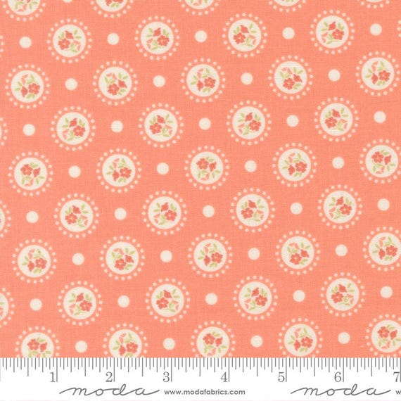 Sunbonnet...31762 41 coral...Heather Briggs of My Sew Quilty Life...Moda Fabrics