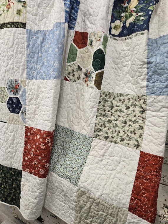 Piece of Cake kit...designed by Mickey Zimmer...featuring 2026 Quilt Minnesota Shop Hop fabrics