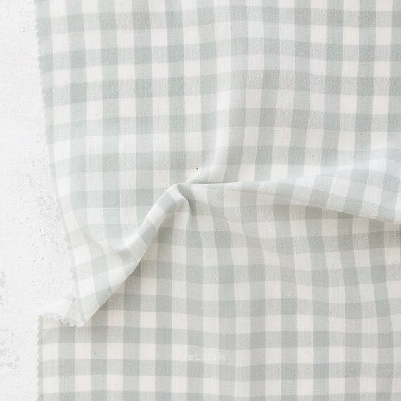 Camp Gingham...Mist 3/8 inch...Fableism