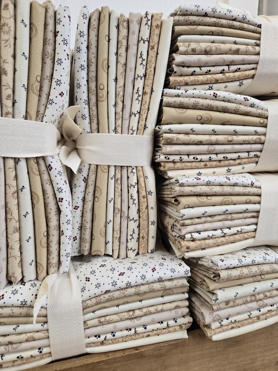 Wild Oats and Honey...HALF yard bundle...designed by Jill Shaulis and Julie Letvin...Robert Kaufman...9 prints