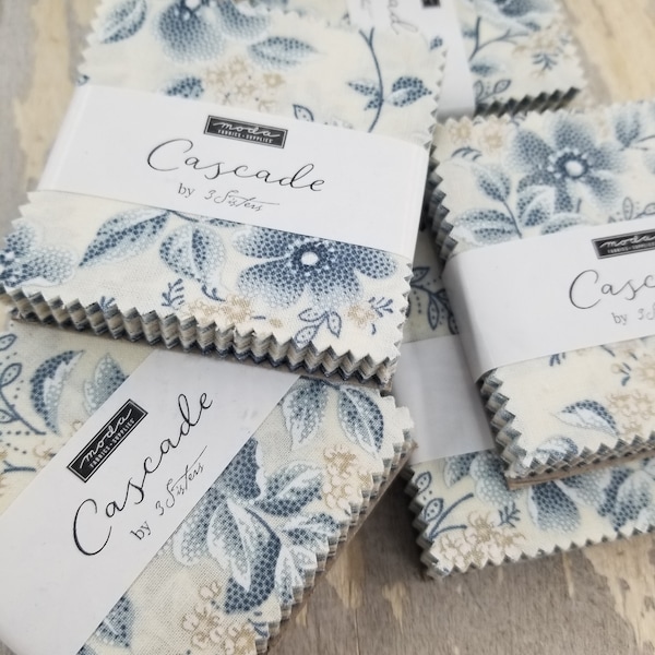 Cascade Mini Charm Pack by 3 Sisters for Moda Fabrics, 42--2 1/2 inch squares