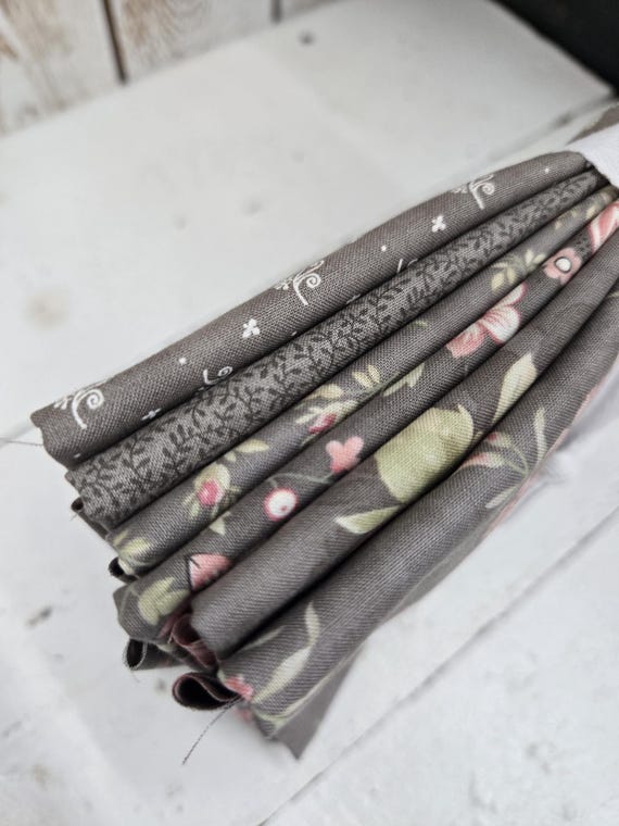 Muse...Slate...HALF Yard Bundle...3 Sisters...Moda Fabrics...6 prints