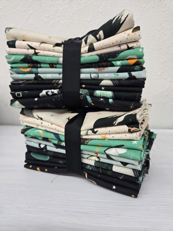 Witchy Wicked...FQ bundle...Rose Halsey...Blank Quilting...11 prints