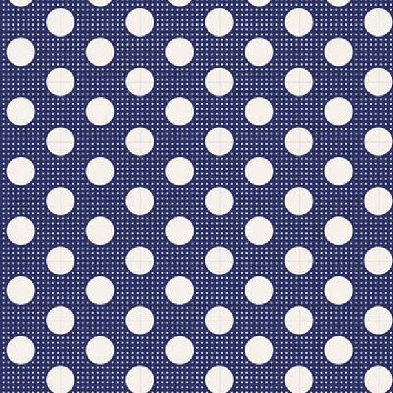 Tilda Medium Dots Night Blue...a Tilda Basic designed by Tone Finnanger