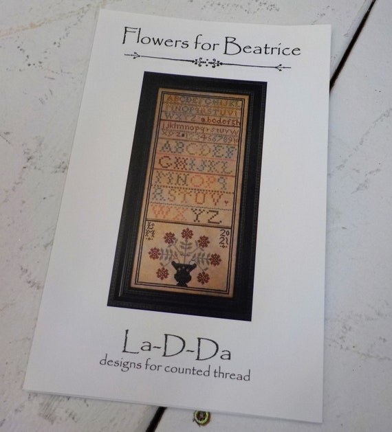 Flowers for Beatrice by La-D-Da...cross stitch pattern