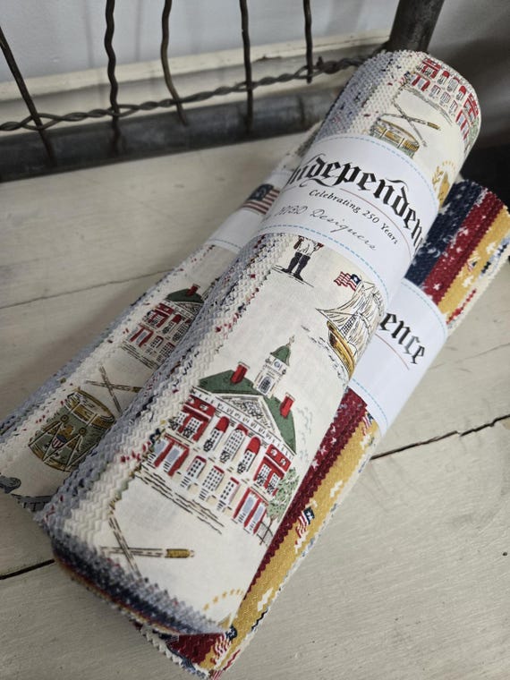 Independence...10 inch stacker...Riley Blake Designs...42 squares