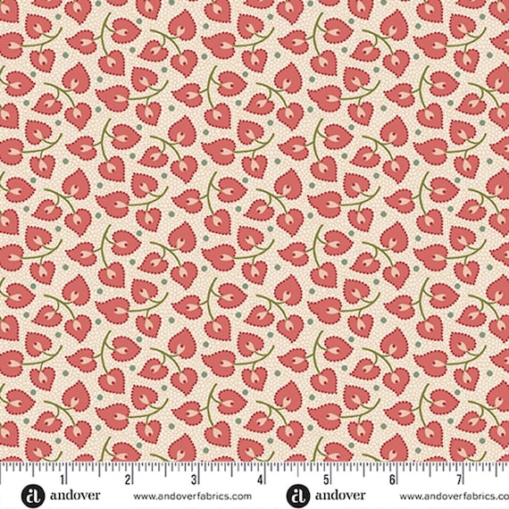 Joy...Holly Berries Heartstrings A-1052-E...Edyta Sitar of Laundry Basket Quilts...Andover