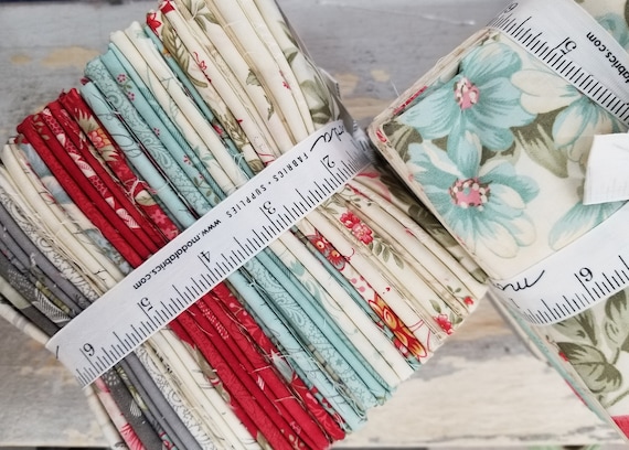 Etchings Fat Quarter bundle, Collections for a Cause, by 3 Sisters and Howard Marcus for Moda Fabrics