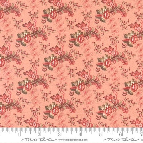 Dinah's Delight 1830-1850 Sweet Pink 31673 17 designed by Betsy Chutchian for Moda Fabrics