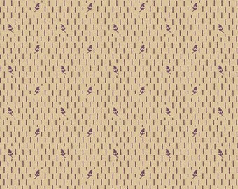 I Love Purple R330691-TAN Dashes by Judie Rothermel for Marcus Fabrics