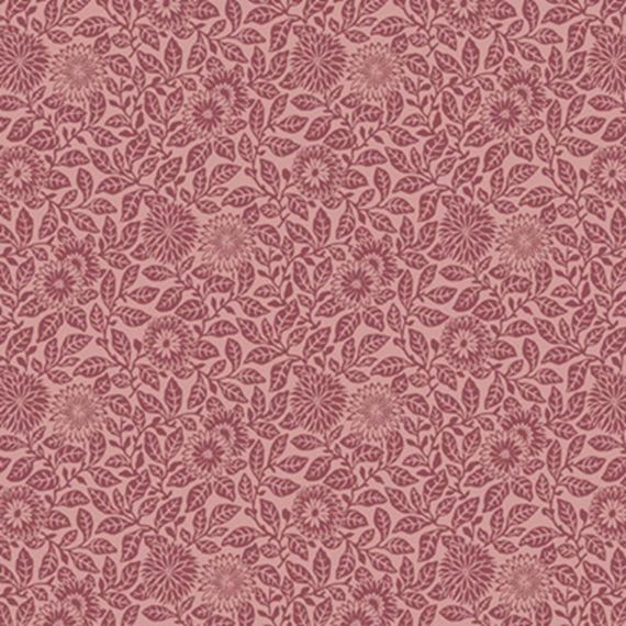 Wild Flowers...R651627D Red...Flower Field...Smithsonian Collection...Marcus Fabrics