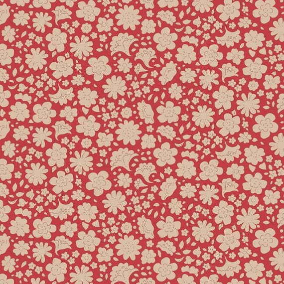 Creating Memories...Winter Reds and Greens...Carla Red TIL130152-V15...Tilda fabrics...Tone Finnanger