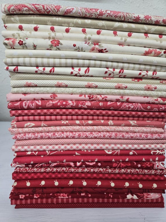 Petals and Polka Dots...HALF Yard Bundle...Bunny Hill Designs...Moda Fabrics...30 prints