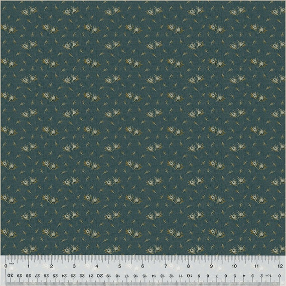 Garden Tale...Flower Bud Navy 51192A-7-1...Jeanne Horton...Windham Fabrics