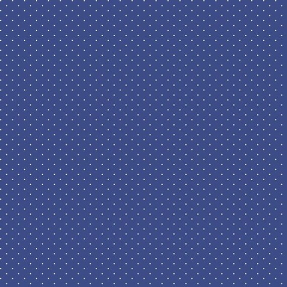 Aunt Grace Goes Bold...R351778D-BLUE...pin dot...Judie Rothermel...Marcus Fabrics